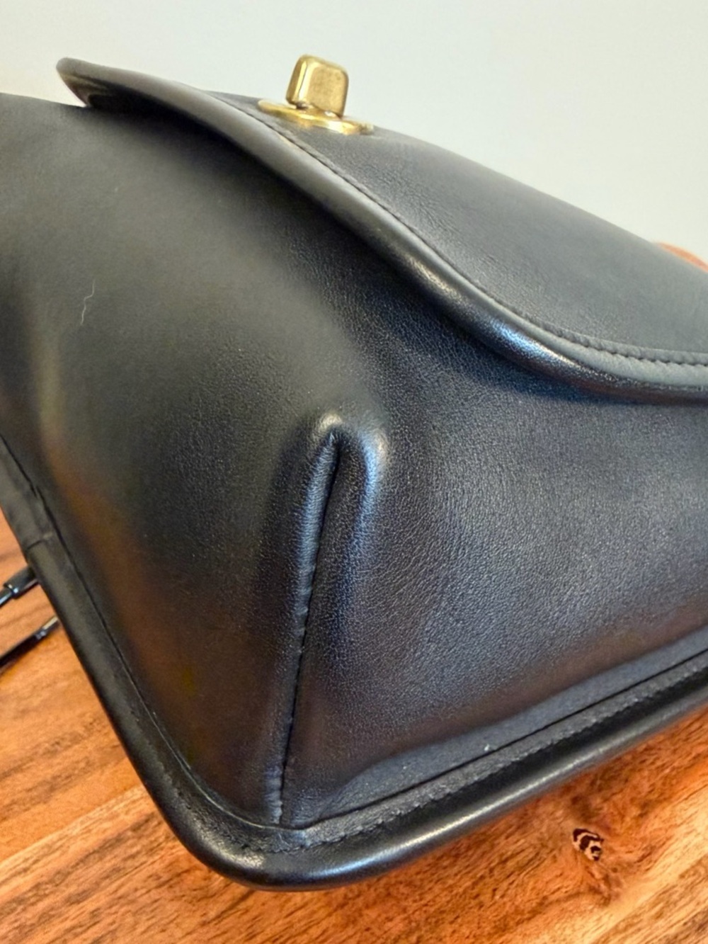 Vintage COACH Patrol Companion Bag Black Crossbody Costa Rica 9076 EUC - Picture 15 of 17